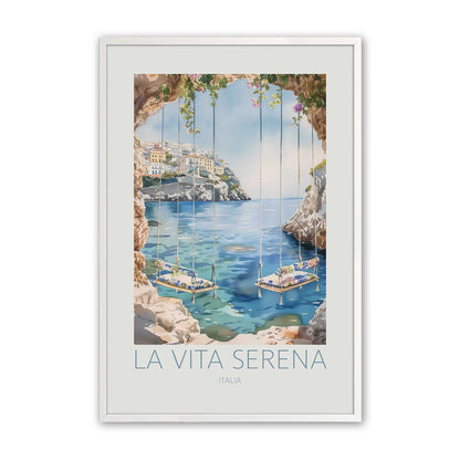 [Color:Opaque White], Picture of art in a Opaque White frame