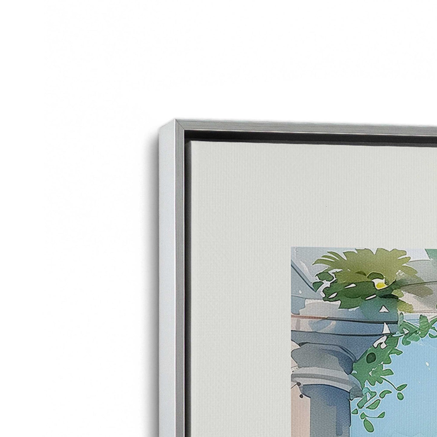 [Color:Polished Chrome], Picture of the corner of the art