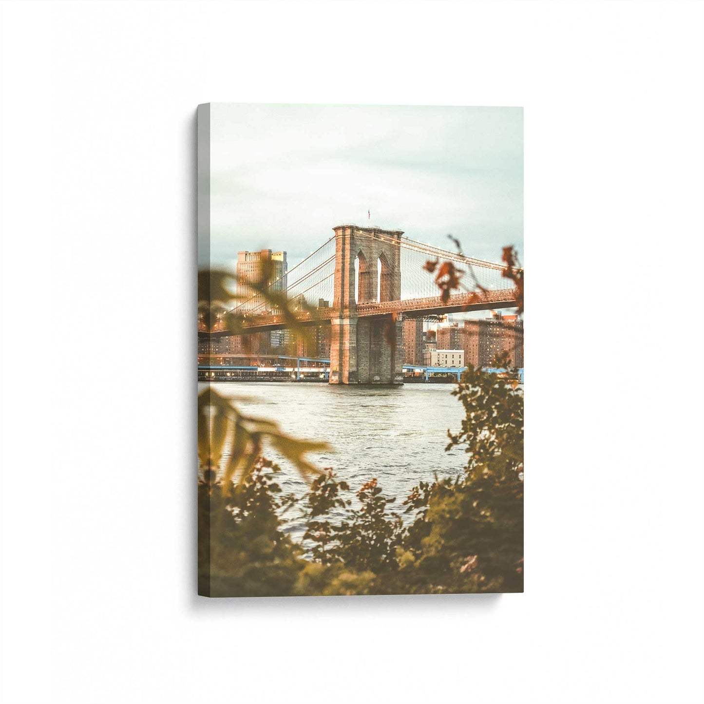[Color:Stretched Canvas], Picture of art at an angle