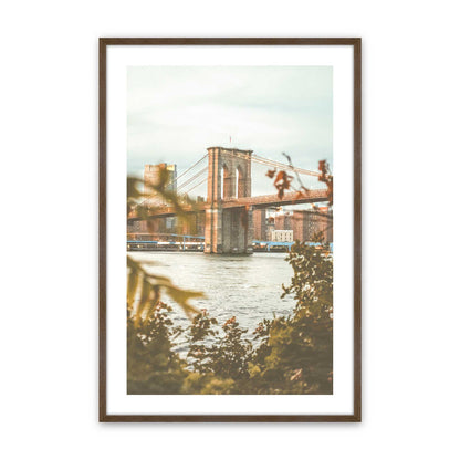 [Color:Walnut], Picture of art in a Walnut frame