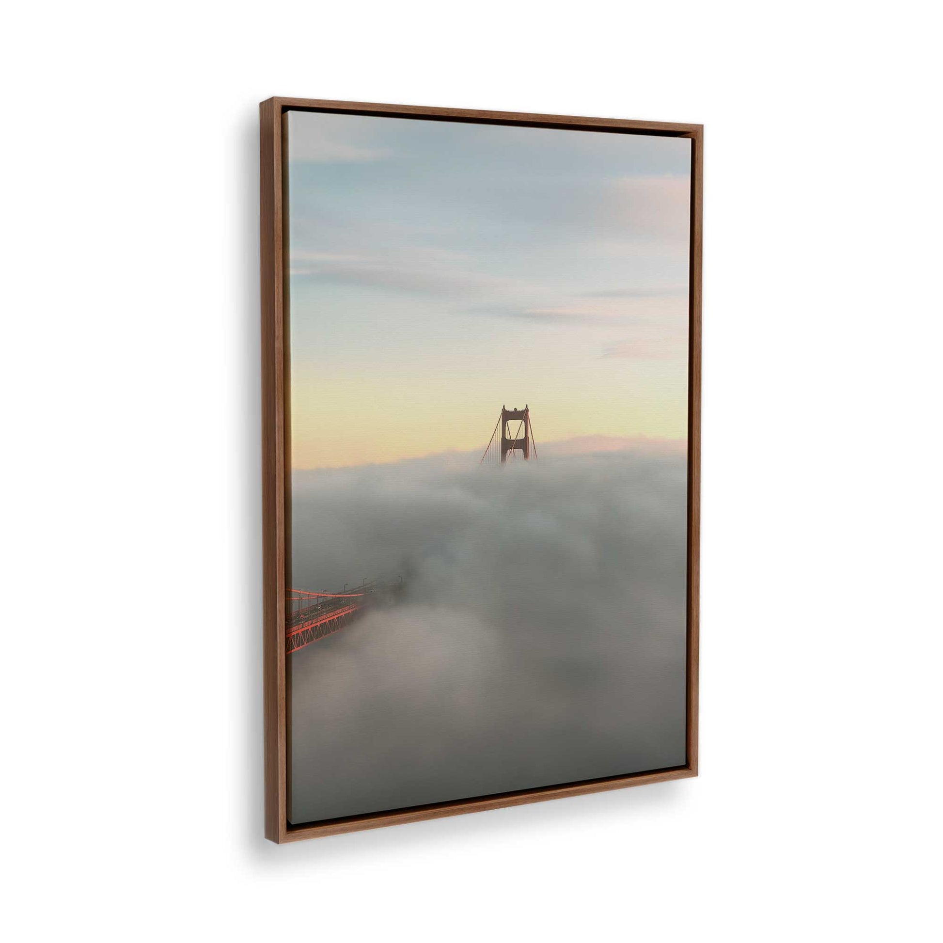 [Color:Walnut], Picture of the corner of the art