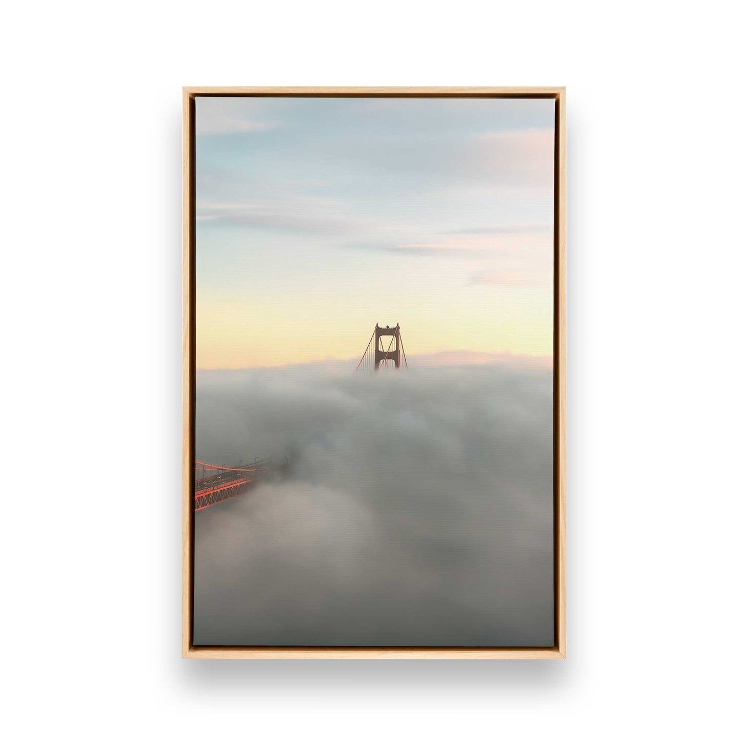 [Color:American Maple], Picture of art in a American Maple frame
