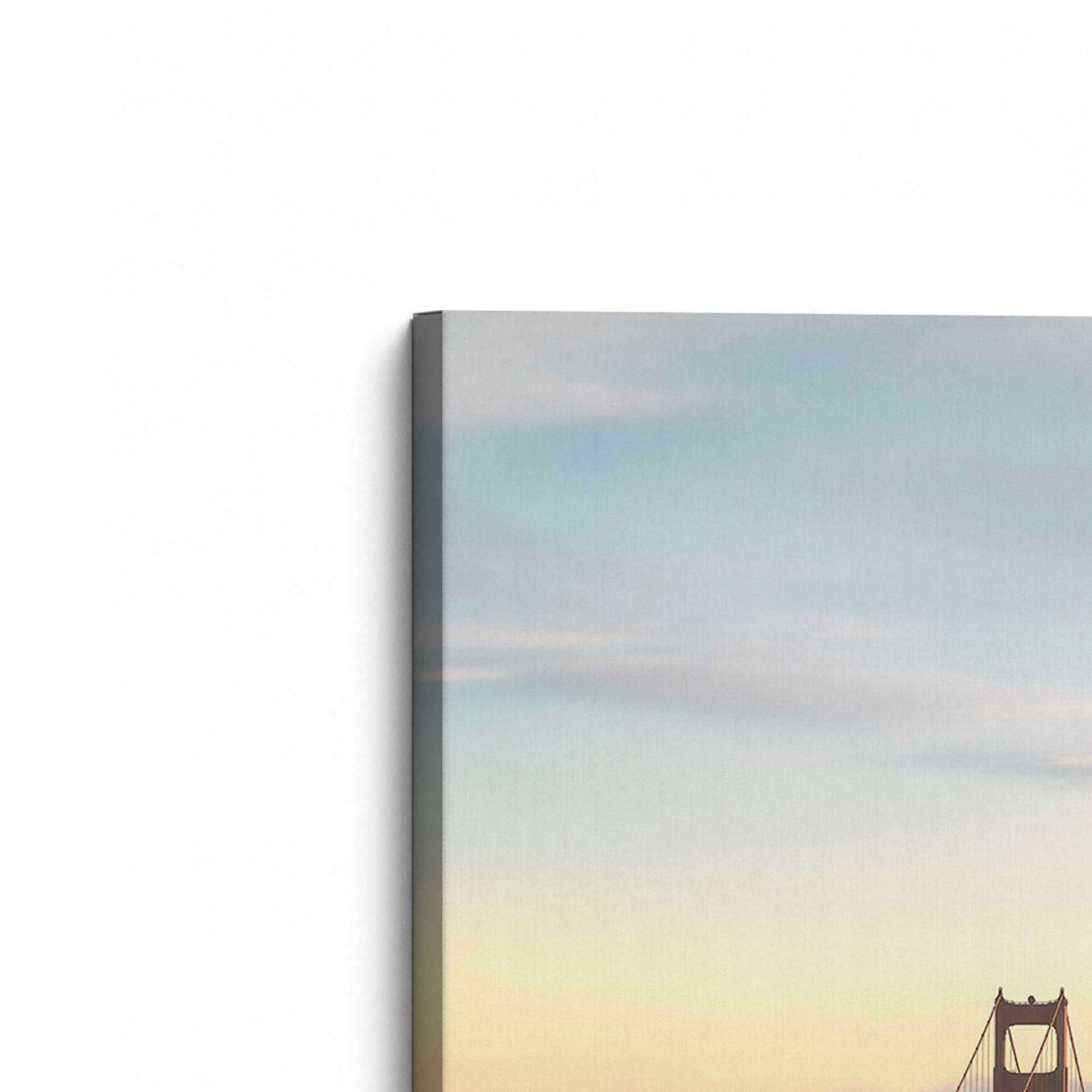 [Color:Stretched Canvas], Picture of the corner of the art