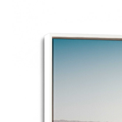 [Color:Opaque White], Picture of art in a White frame at an angle