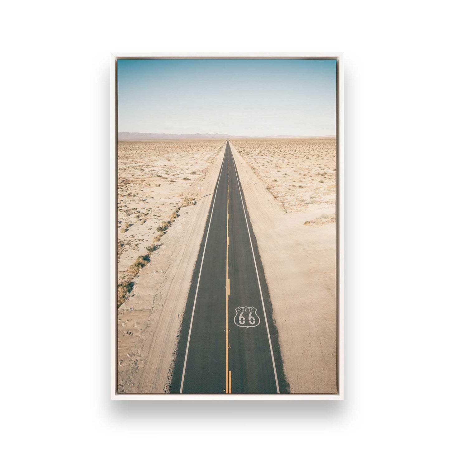 [Color:Opaque White], Picture of art in a White frame