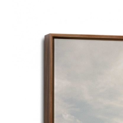 [Color:Walnut], Picture of art in a Walnut frame at an angle