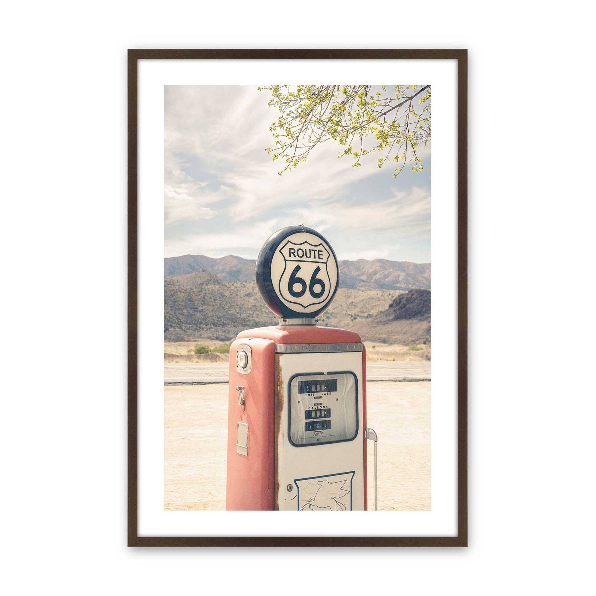 [Color:Belvinder Brown], Picture of art in a Belvinder Brown frame