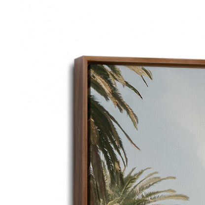 [Color:Walnut], Picture of art in a Walnut frame at an angle