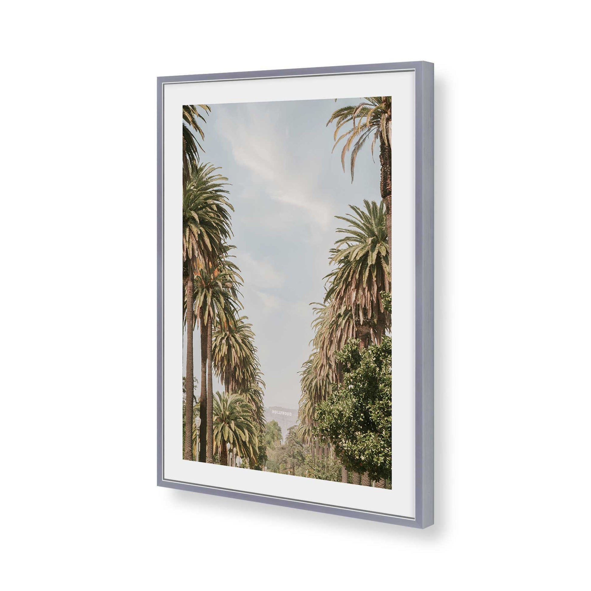 [Color:Polished Chrome], Picture of art in a Polished Chrome frame of the corner