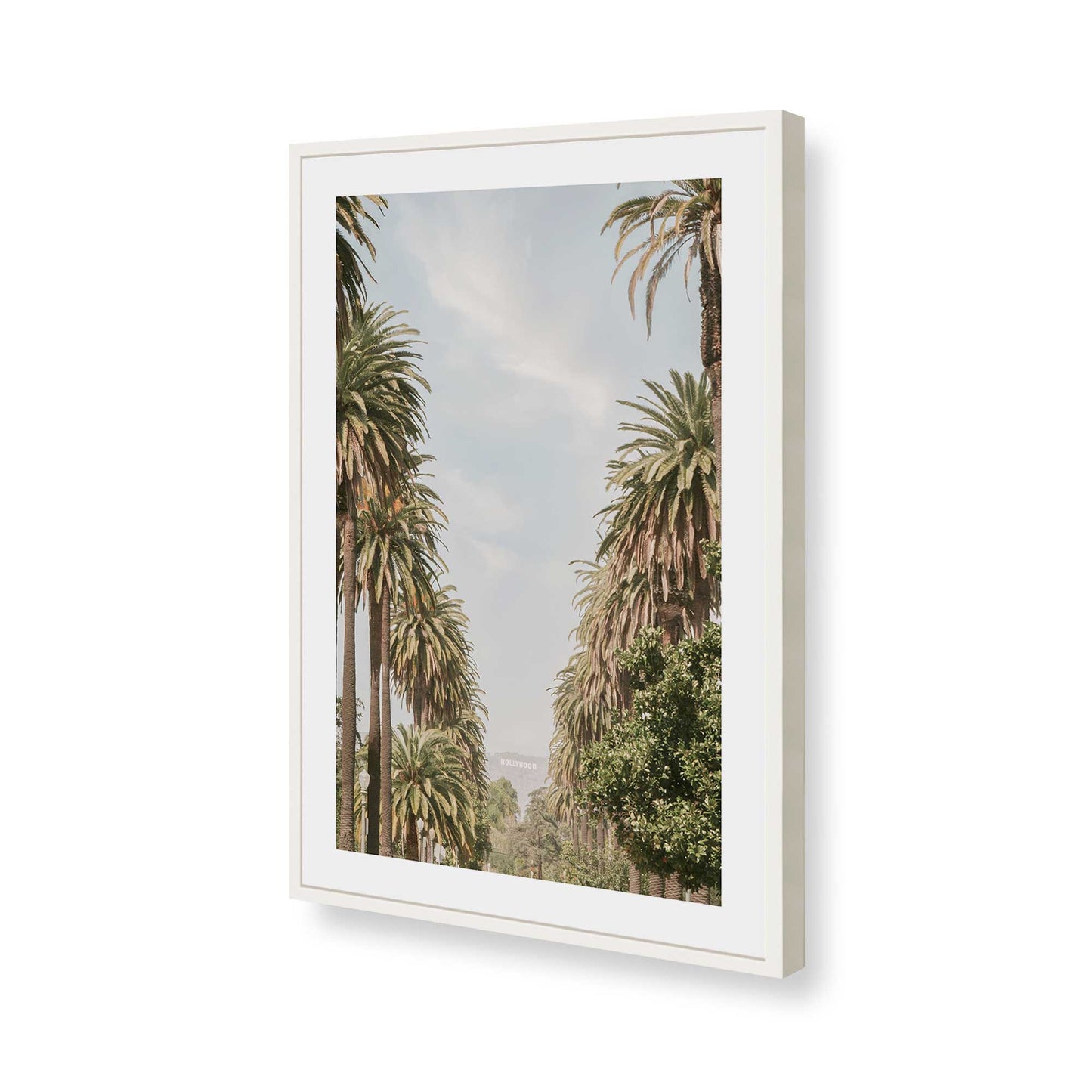 [Color:Opaque White], Picture of art in a Opaque White frame of the corner