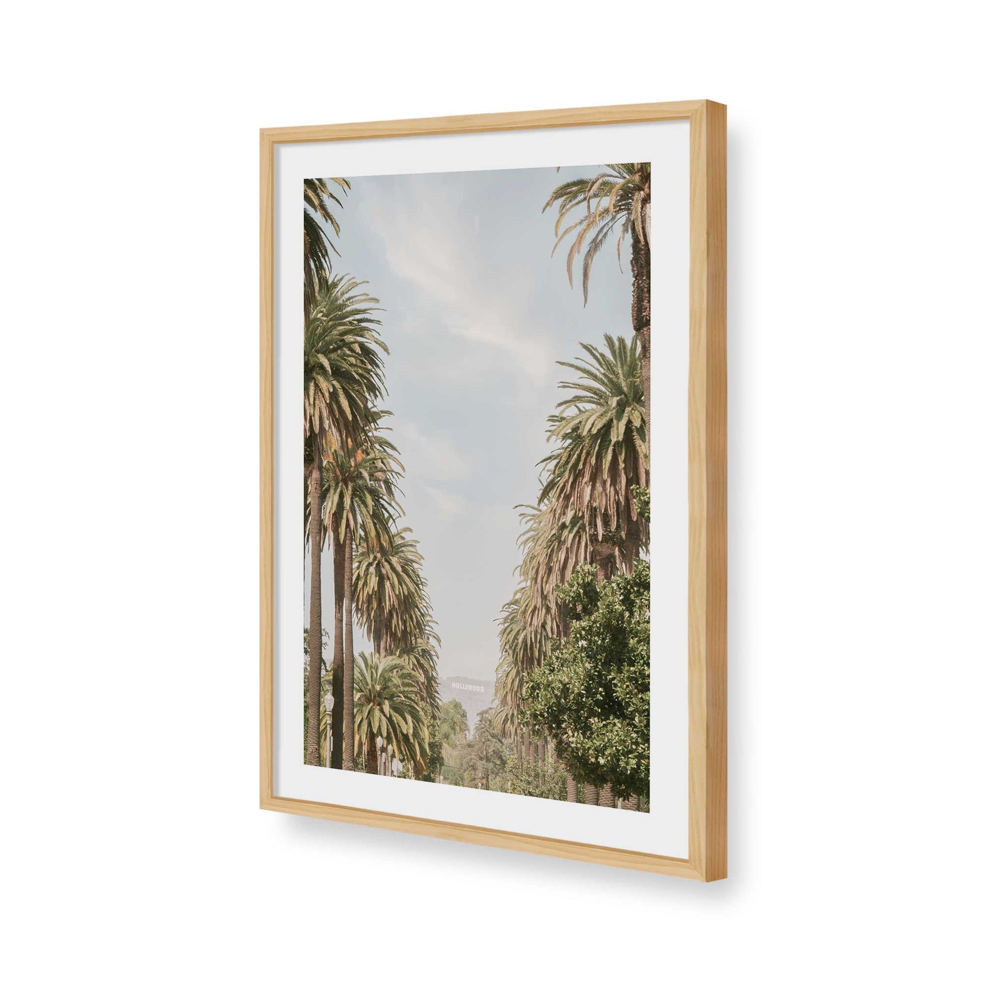 [Color:American Maple], Picture of art in a American Maple frame of the corner