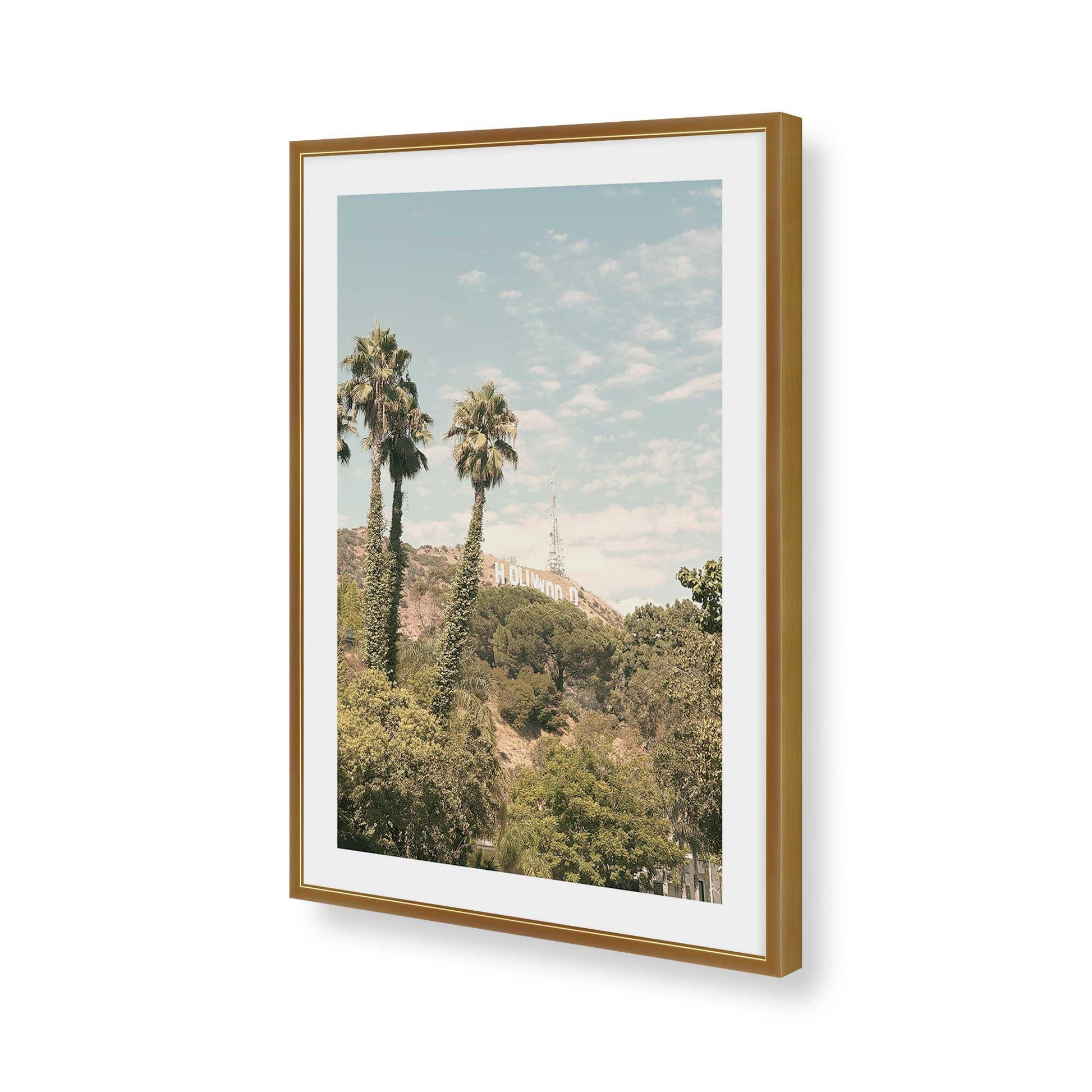 [Color:Polished Gold], Picture of art in a Polished Gold frame of the corner