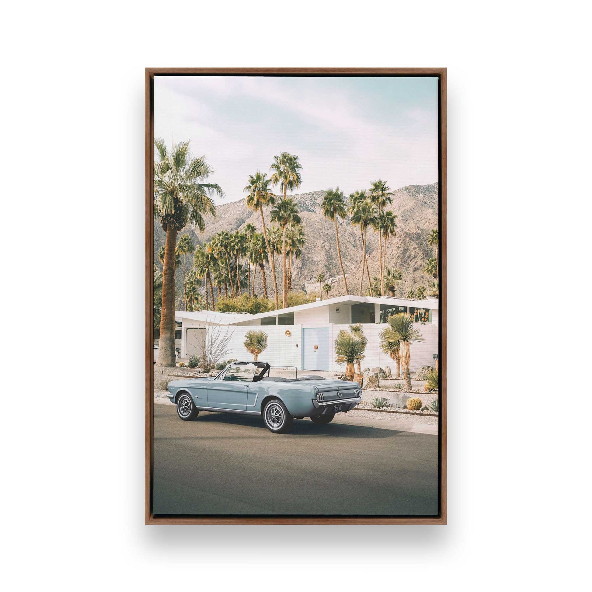 [Color:Walnut], Picture of art in a Walnut frame