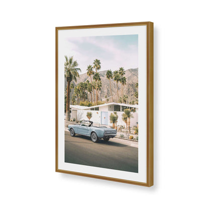 [Color:Polished Gold], Picture of art in a Polished Gold frame of the corner