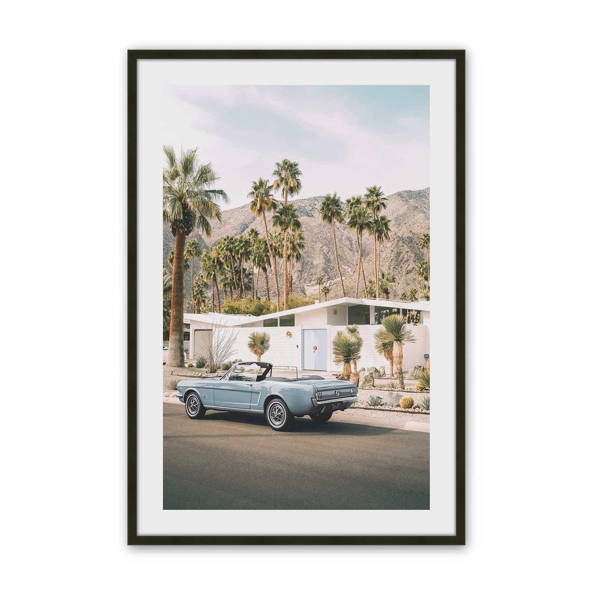 [Color:Satin Black], Picture of art in a Satin Black frame