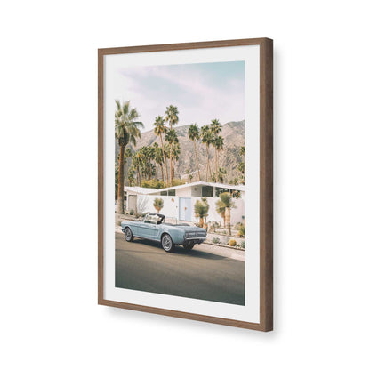 [Color:Walnut], Picture of art in a Walnut frame of the corner
