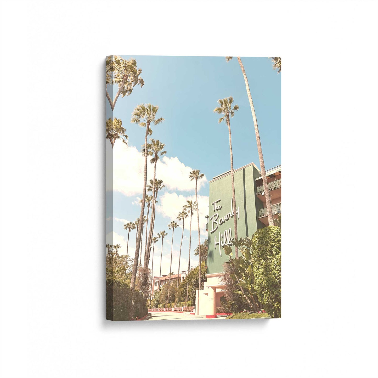 [Color:Stretched Canvas], Picture of art at an angle