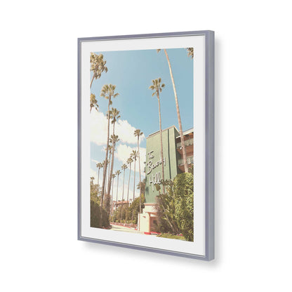 [Color:Polished Chrome], Picture of art in a Polished Chrome frame of the corner