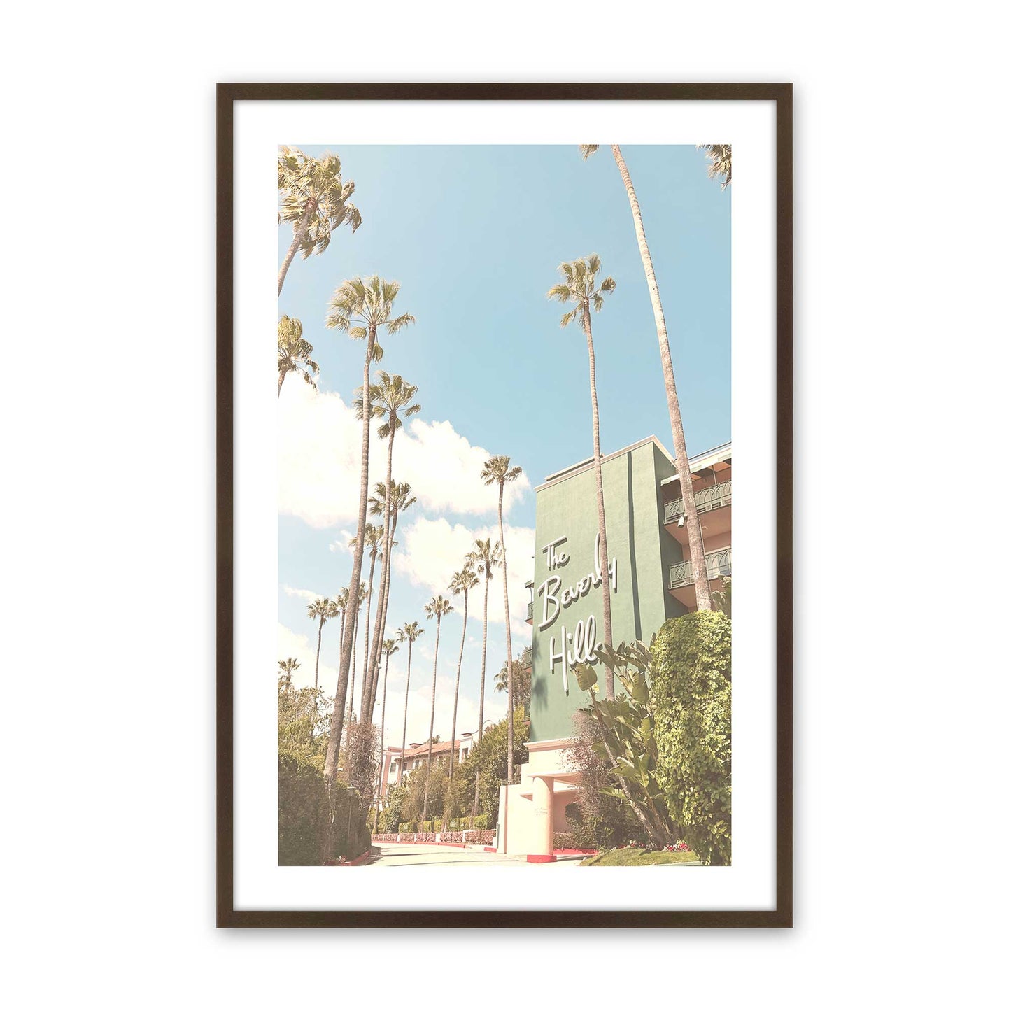 [Color:Brown], Picture of art in a Brown frame