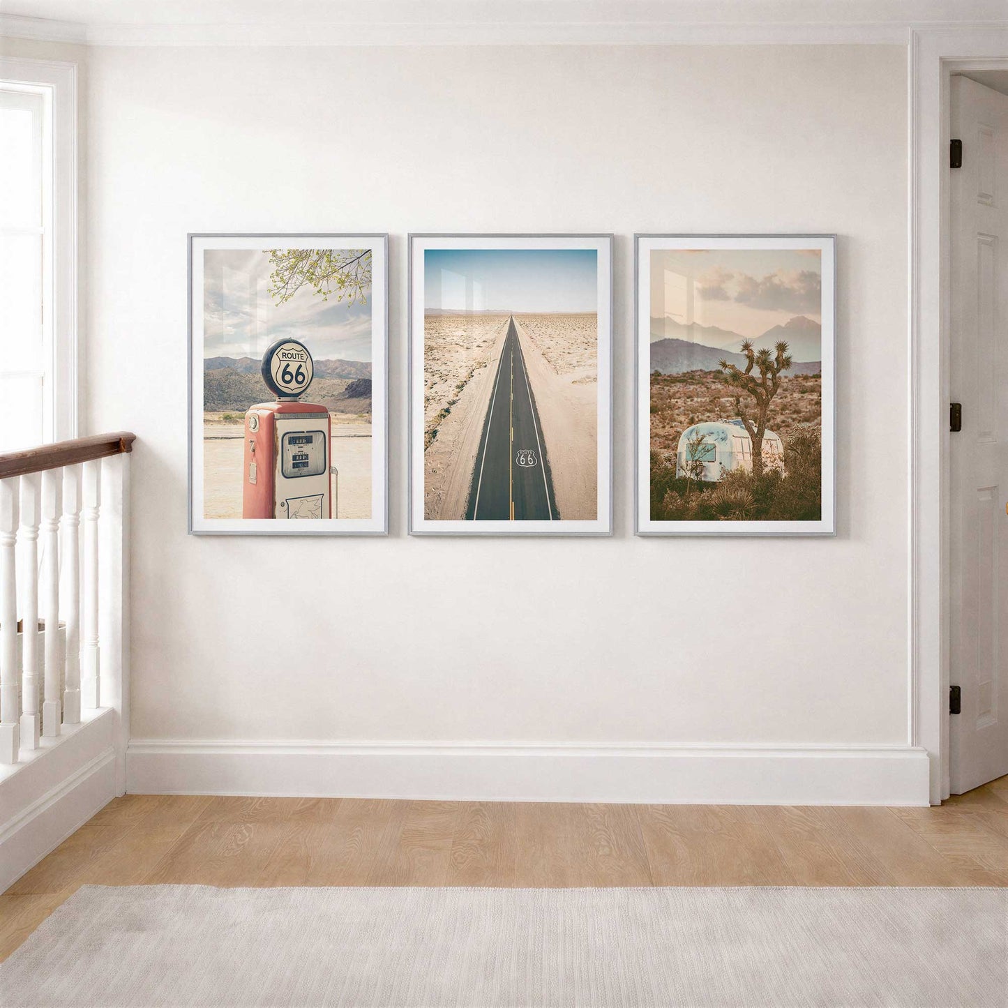 [Color:Satin Black], Picture of art in a Satin Black frame