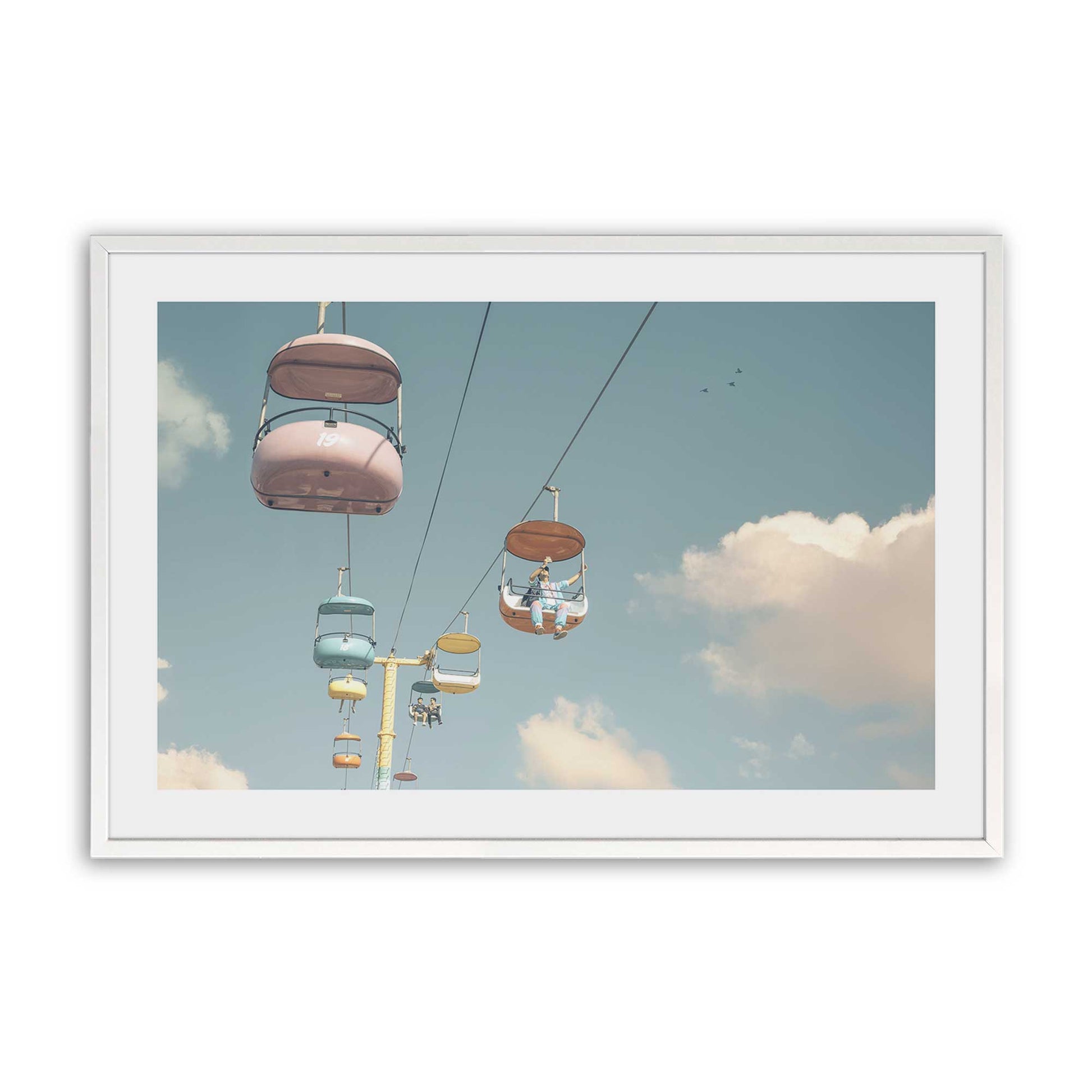 [Color:Opaque White], Picture of art in a Opaque White frame