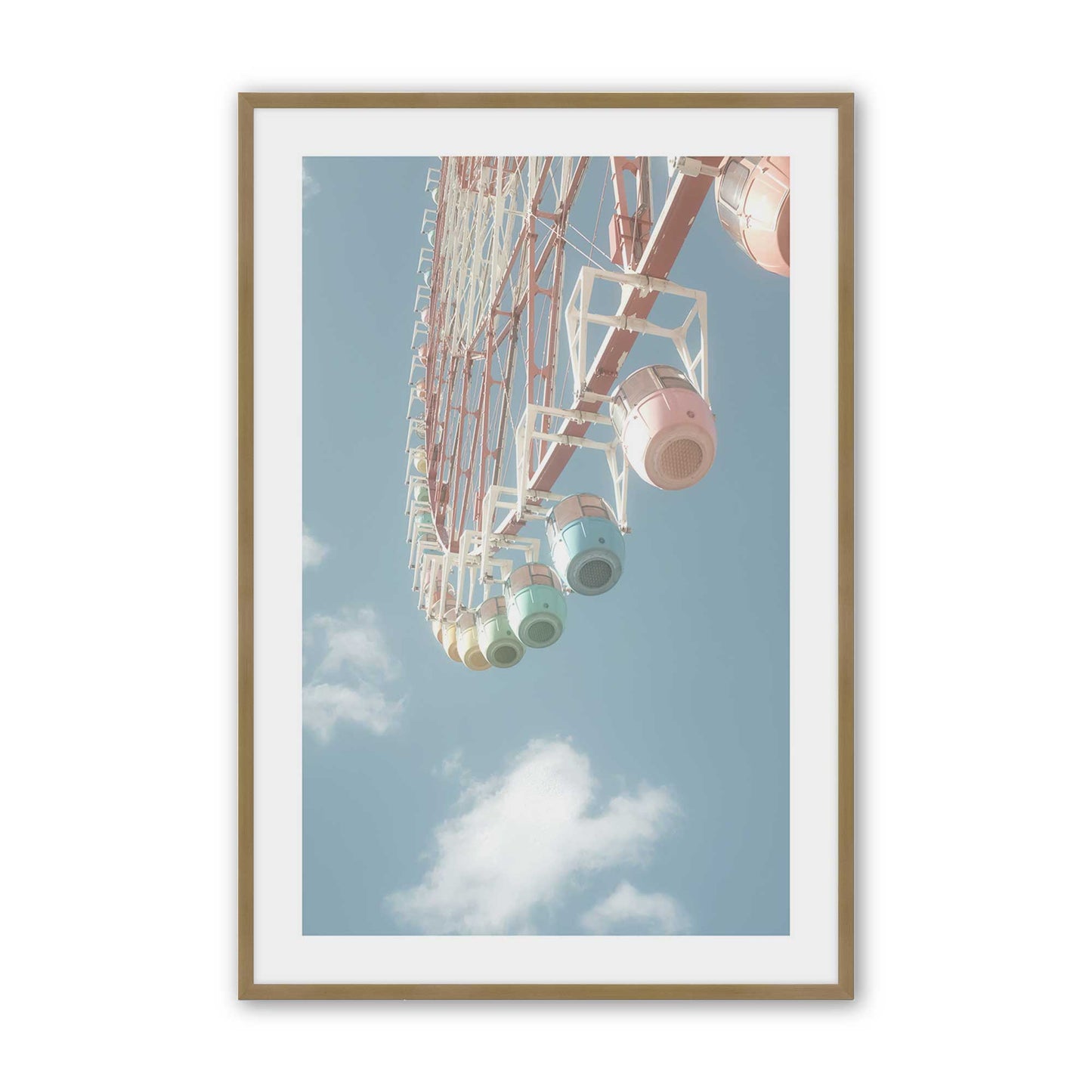 [Color:Brushed Gold], Picture of art in a Brushed Gold frame