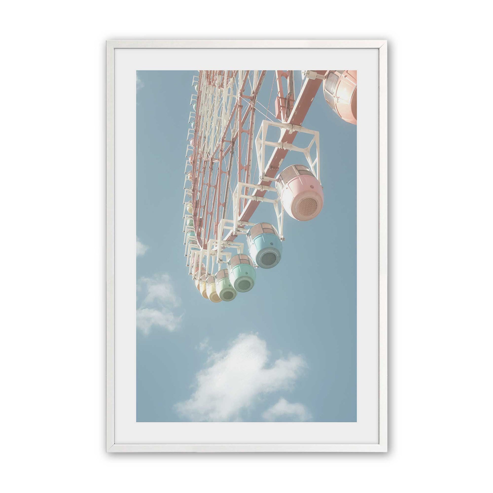 [Color:Opaque White], Picture of art in a Opaque White frame