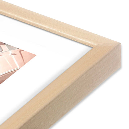 [Color:Raw Maple], Picture of art in a Raw Maple frame at an angle
