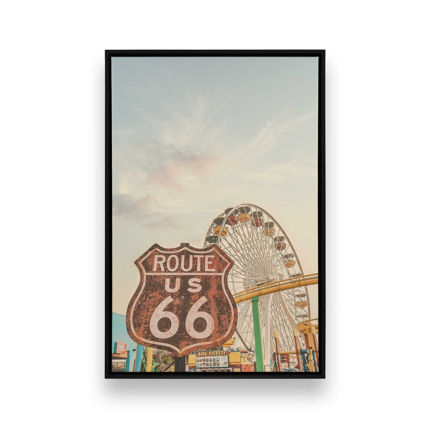 [Color:Satin Black], Picture of art in a Satin Black frame