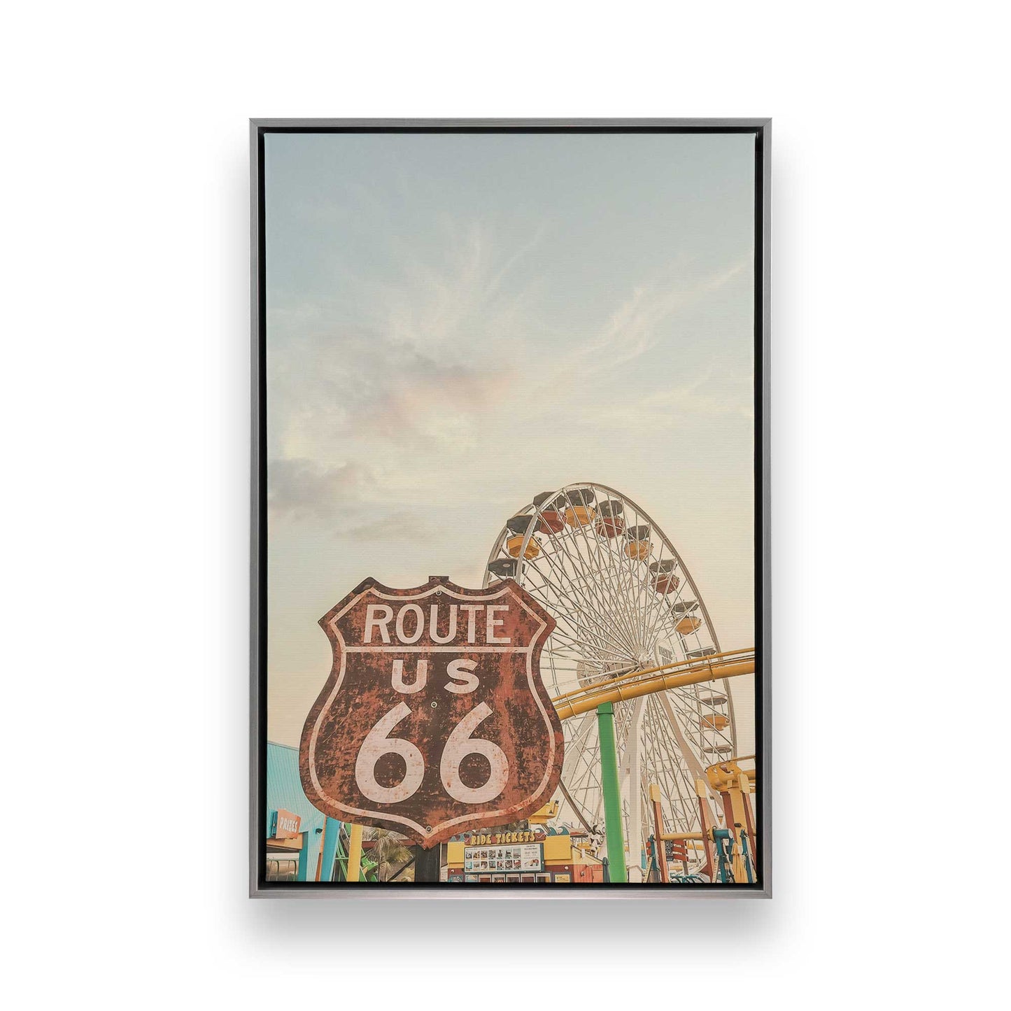 [Color:Polished Chrome], Picture of art in a Polished Chrome frame