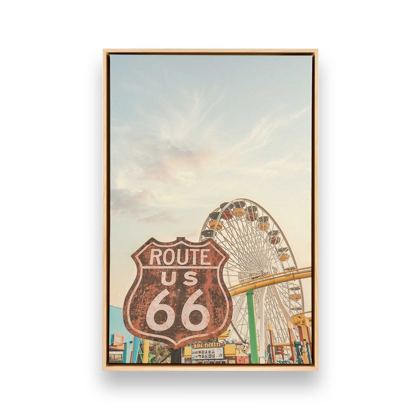 [Color:American Maple], Picture of art in a American Maple frame