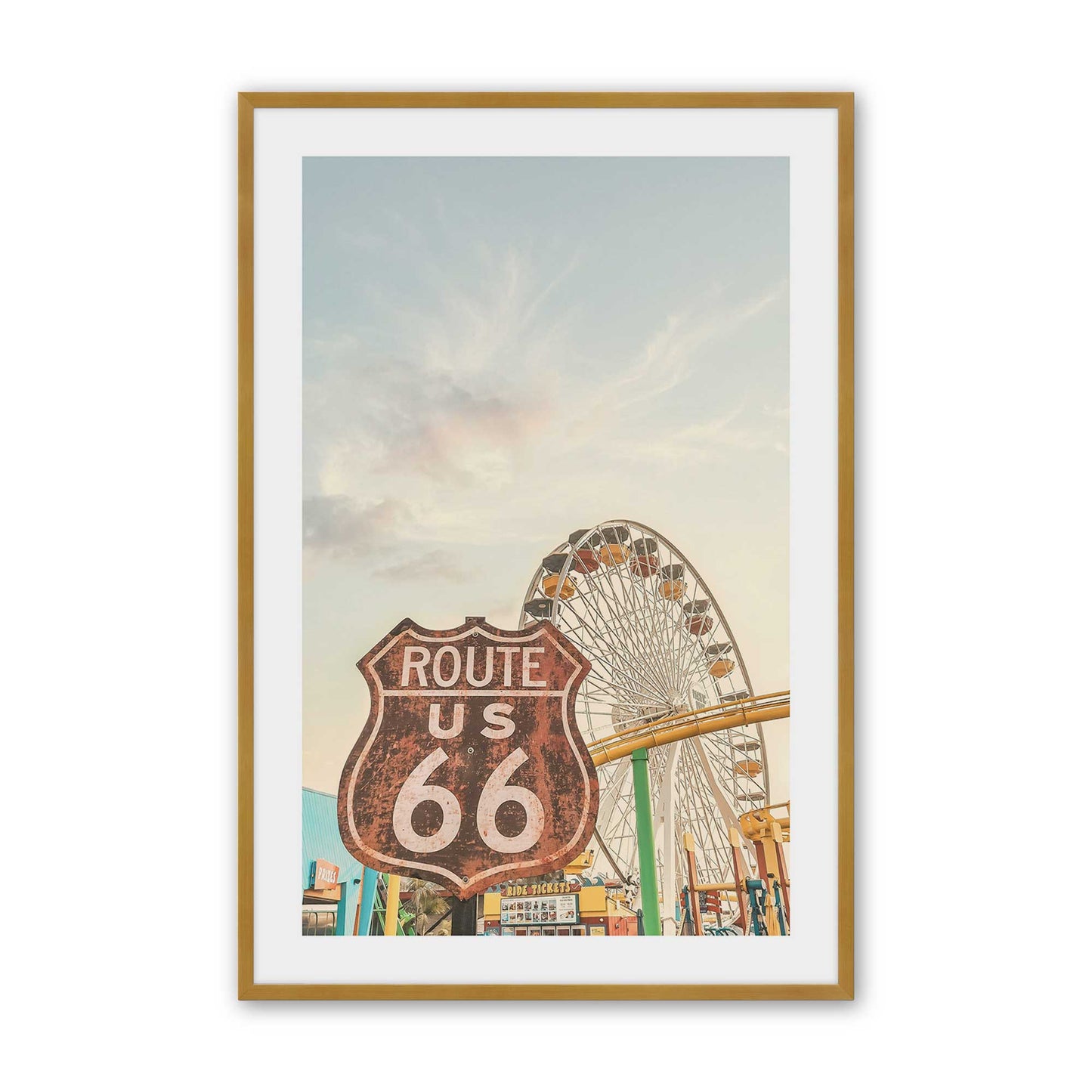 [Color:Polished Gold], Picture of art in a Polished Gold frame