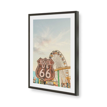 [Color:Satin Black], Picture of art in a Satin Black frame of the corner