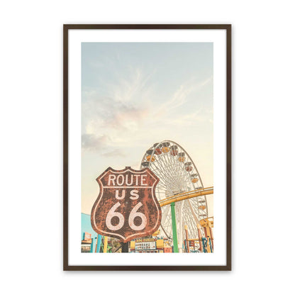 [Color:Brown], Picture of art in a Brown frame