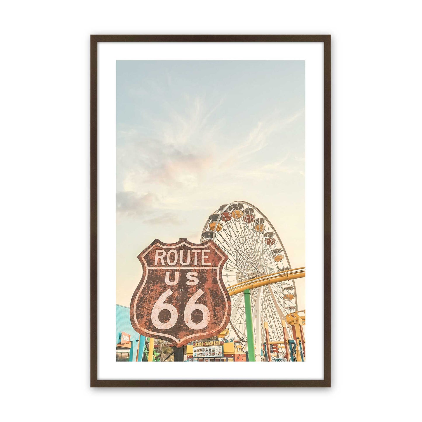 [Color:Belvinder Brown], Picture of art in a Belvinder Brown frame
