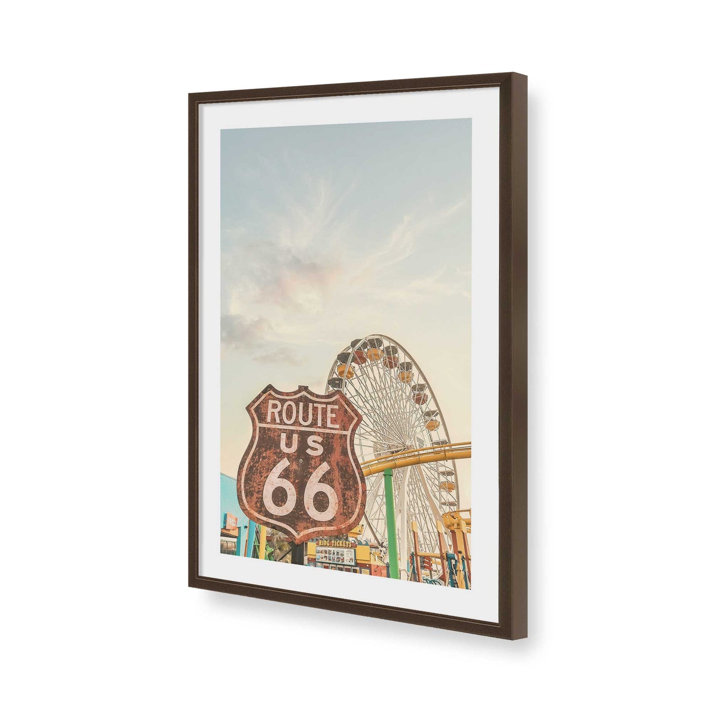 [Color:Belvinder Brown], Picture of art in a Belvinder Brown frame of the corner