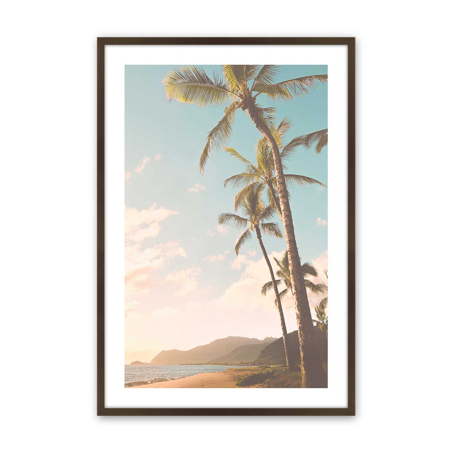 [Color:Brown], Picture of art in a Brown frame