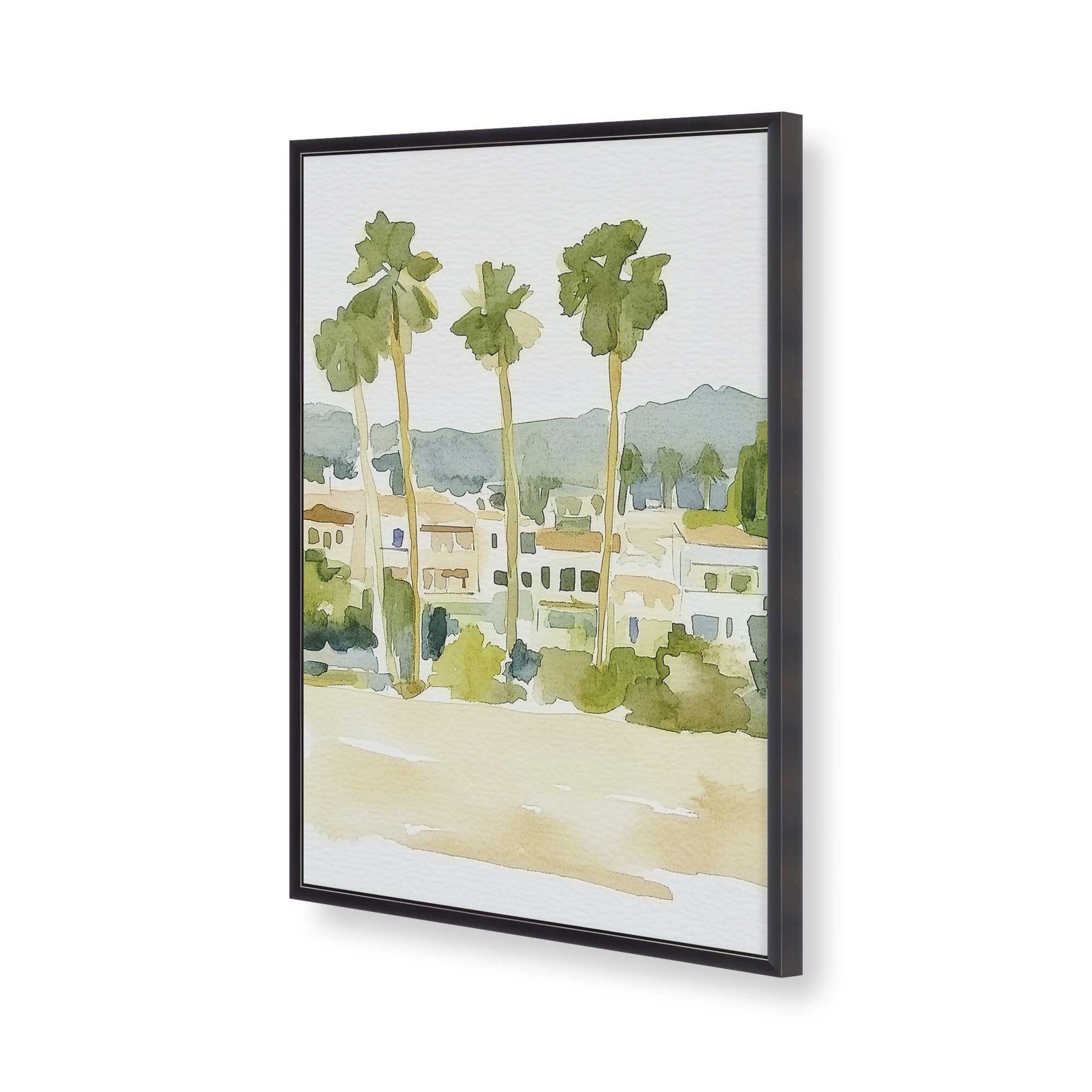 [Color:Weathered Zinc], Picture of art in a Weathered Zinc frame of the corner