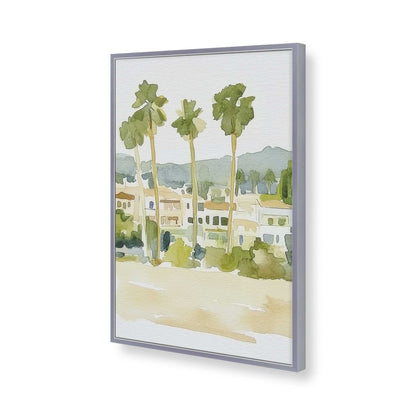 [Color:Polished Chrome], Picture of art in a Polished Chrome frame of the corner