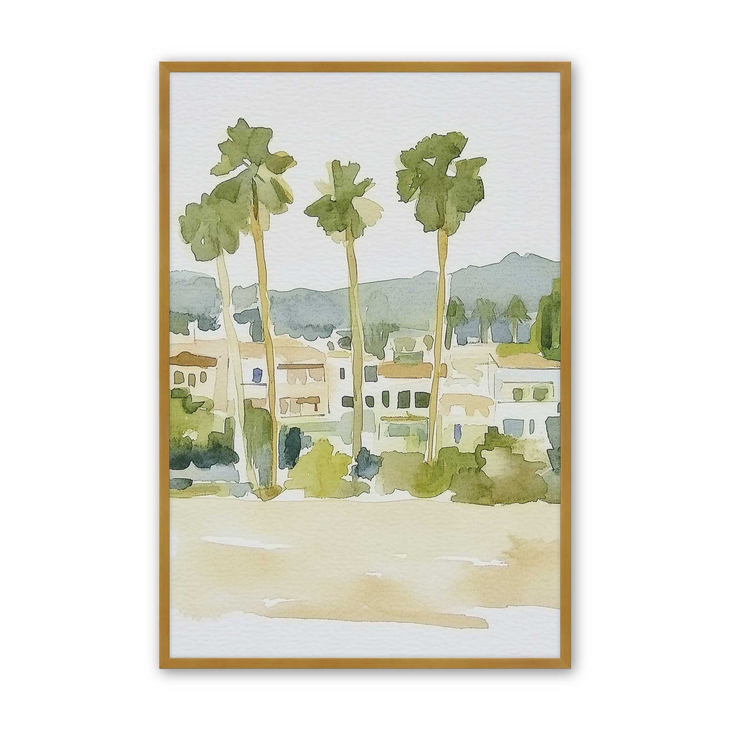 [Color:Polished Gold], Picture of art in a Polished Gold frame