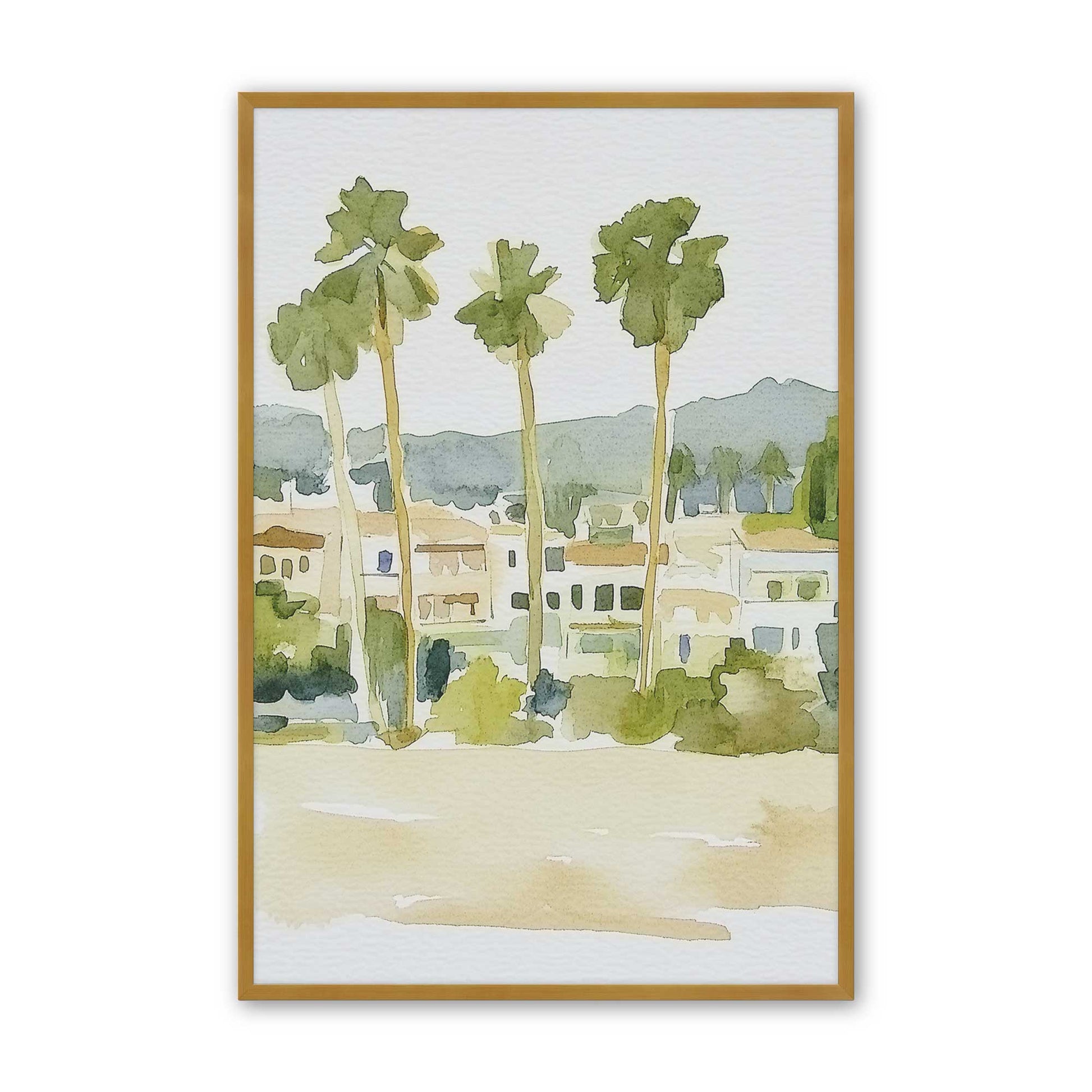 [Color:Polished Gold], Picture of art in a Polished Gold frame