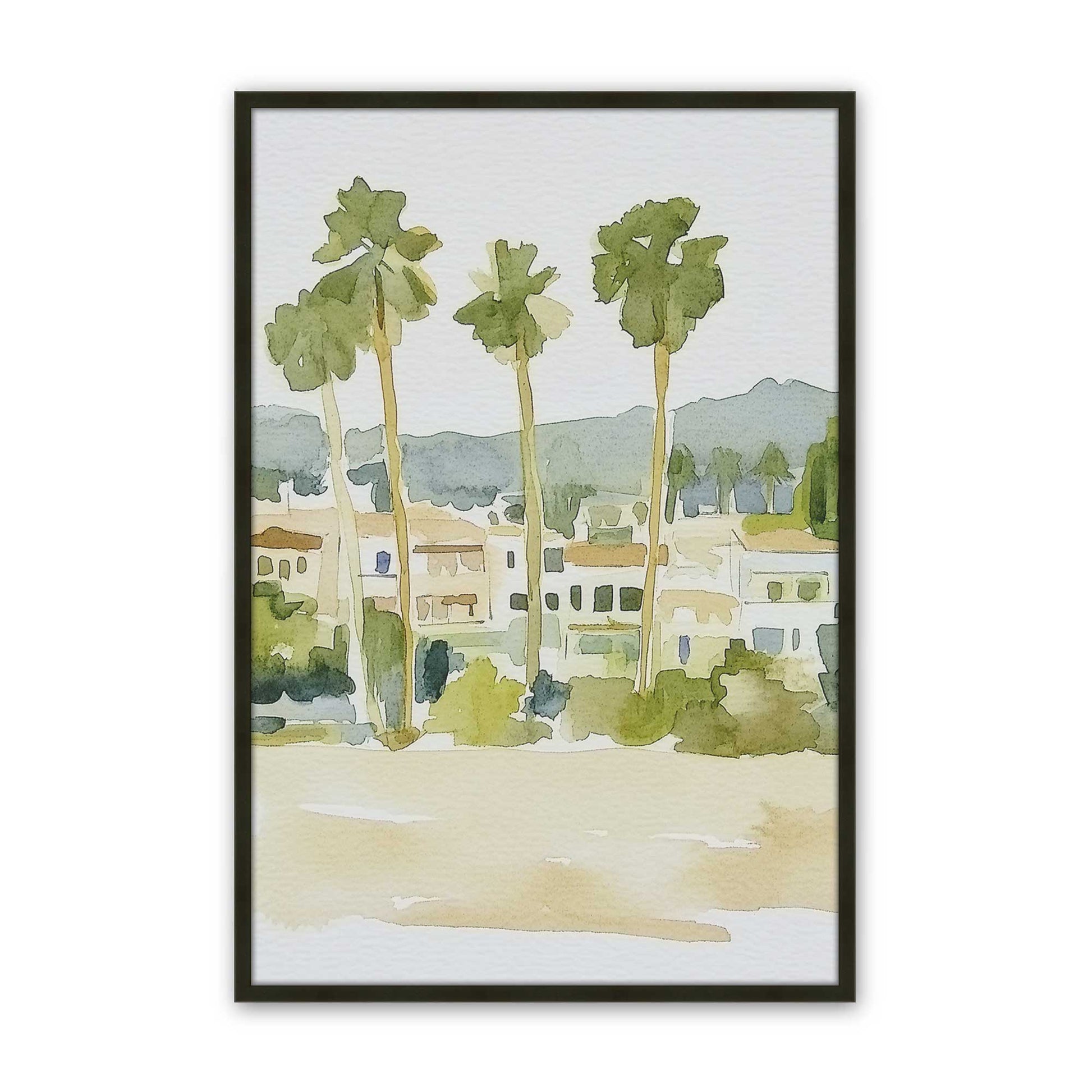 [Color:Satin Black], Picture of art in a Satin Black frame