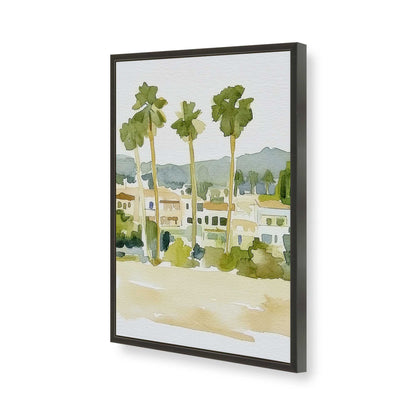 [Color:Satin Black], Picture of art in a Satin Black frame of the corner