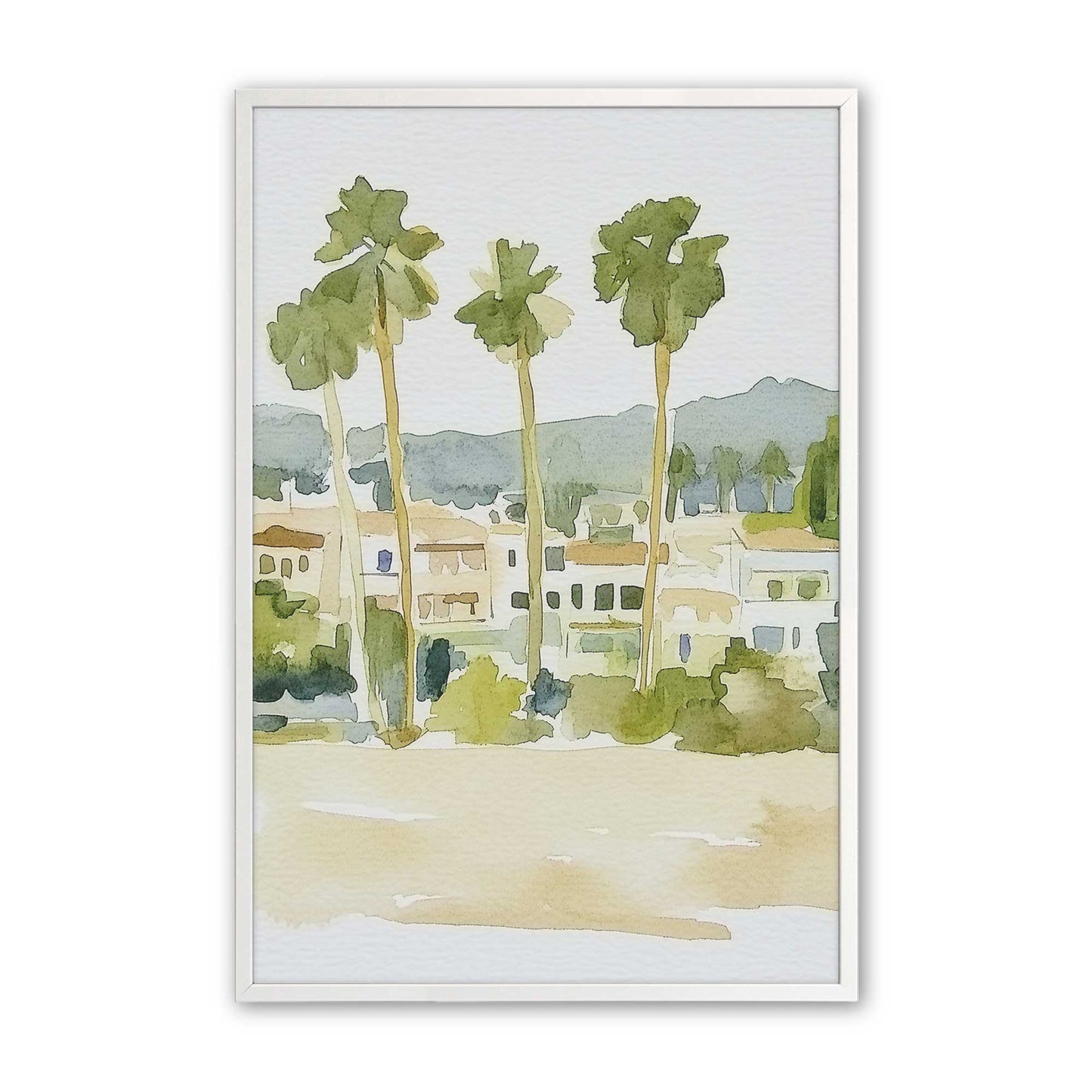 [Color:Opaque White], Picture of art in a Opaque White frame