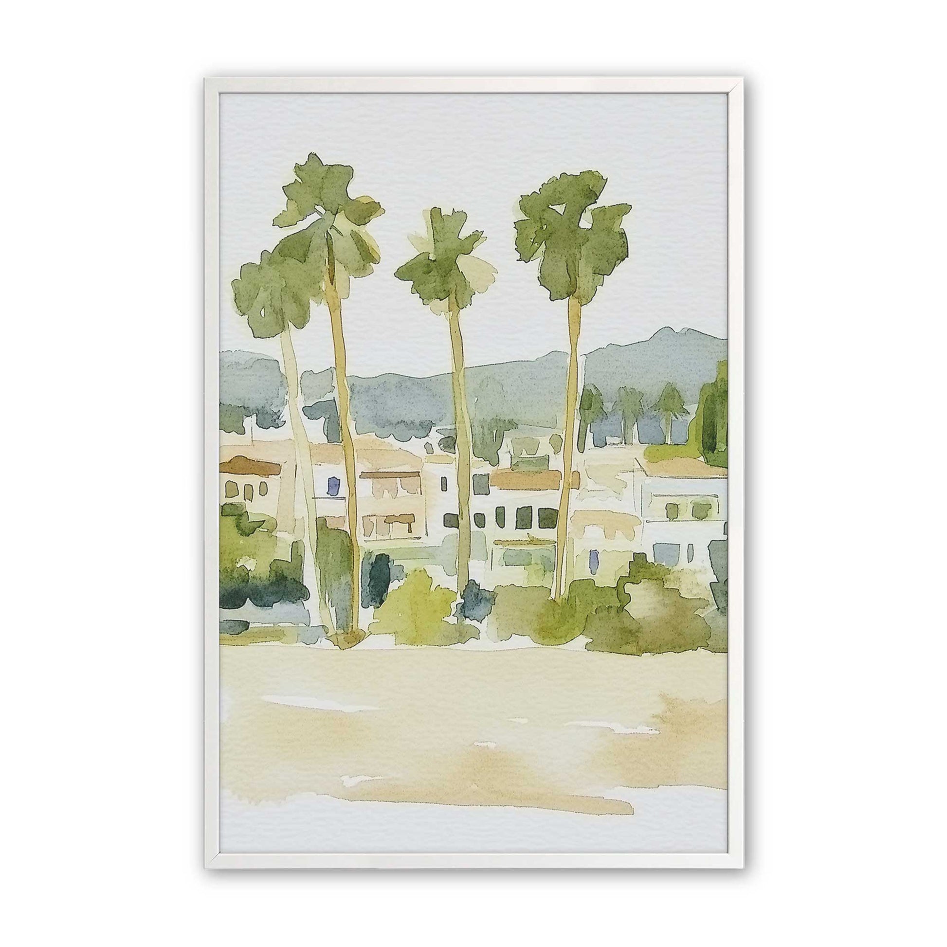 [Color:Opaque White], Picture of art in a Opaque White frame
