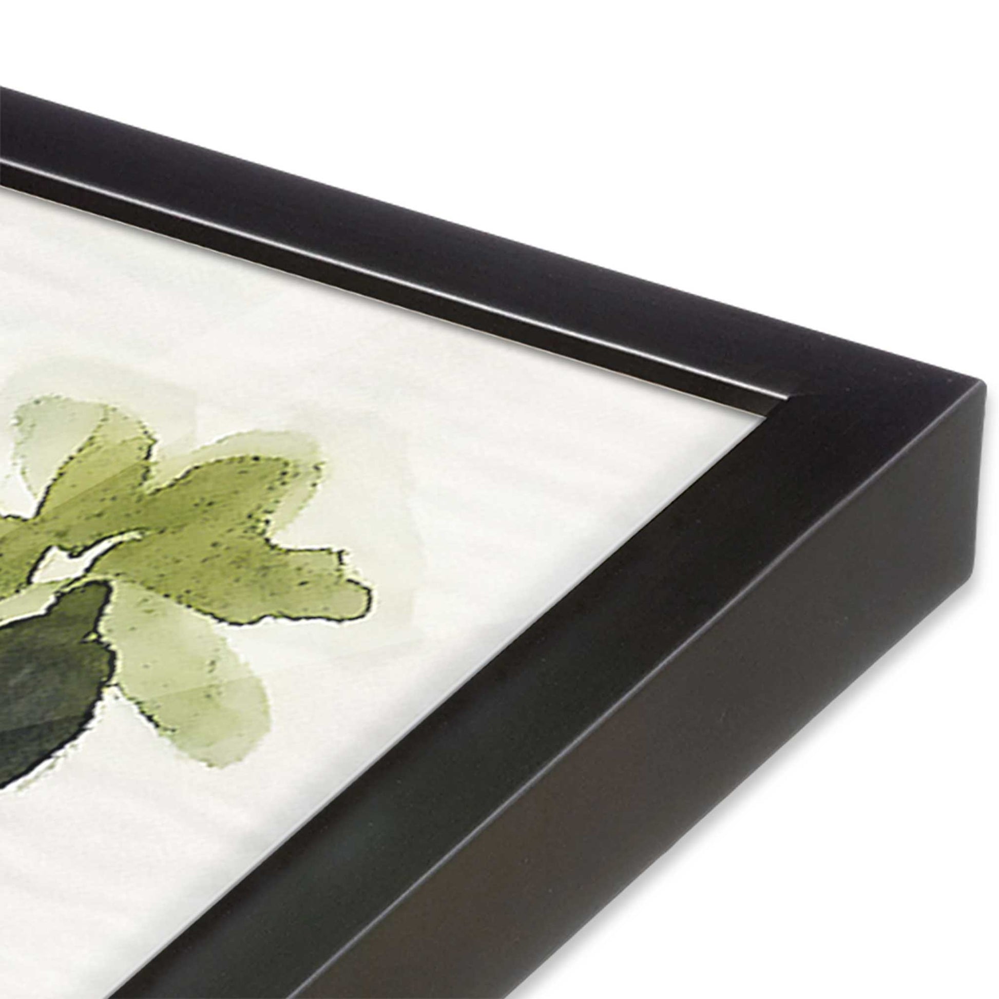 [Color:Weathered Zinc], Picture of art in a Weathered Zinc frame at an angle