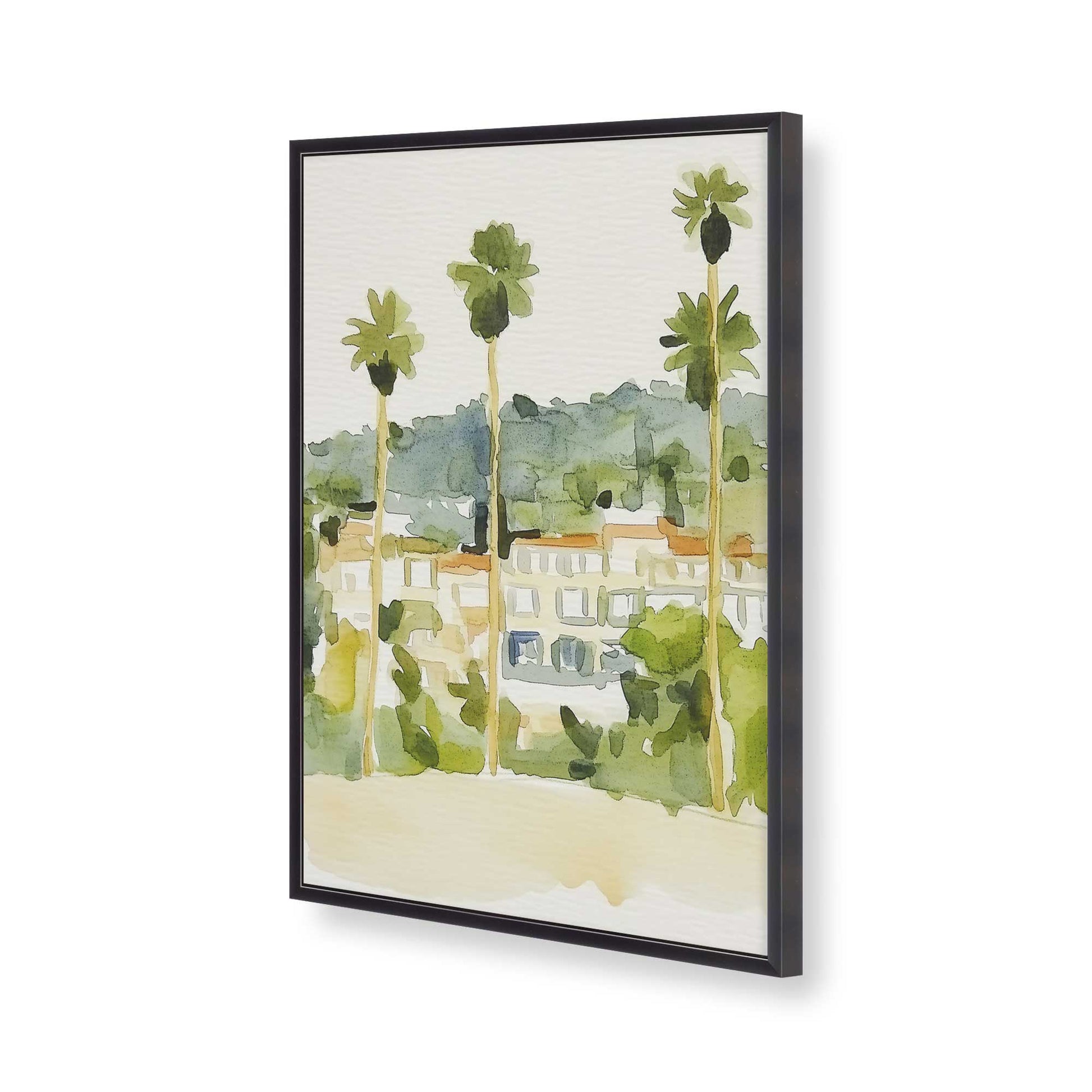 [Color:Weathered Zinc], Picture of art in a Weathered Zinc frame of the corner