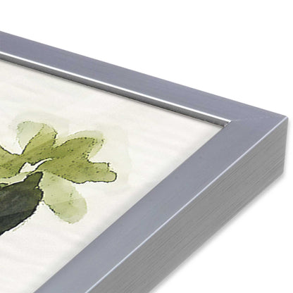 [Color:Polished Chrome], Picture of art in a Polished Chrome frame at an angle