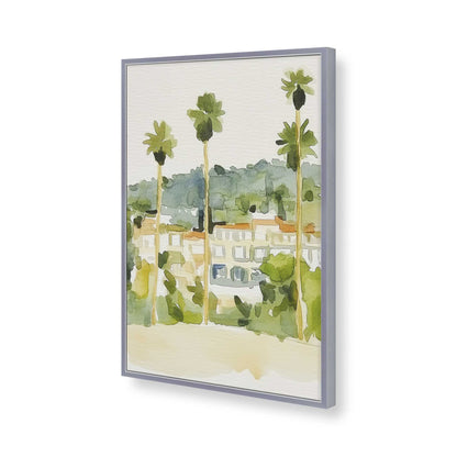 [Color:Polished Chrome], Picture of art in a Polished Chrome frame of the corner