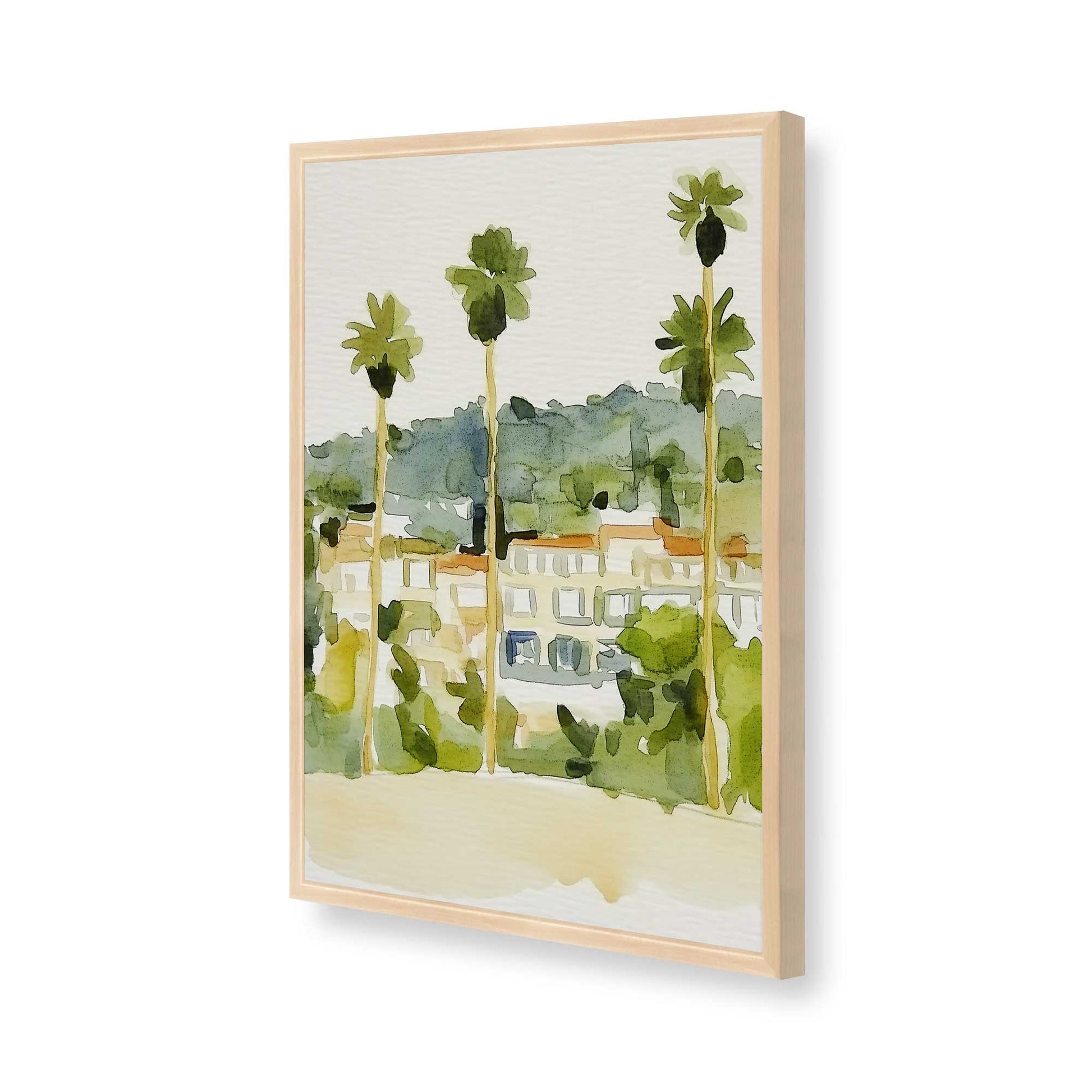 [Color:Raw Maple], Picture of art in a Raw Maple frame of the corner